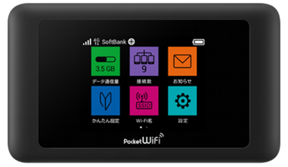 SoftBank 601HW | WiFiレンタルJAPAN
